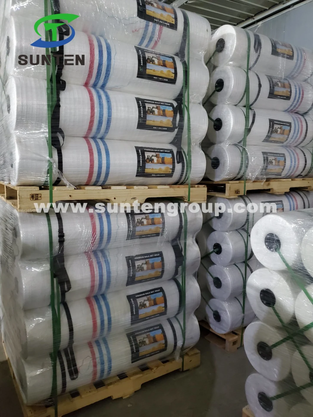 PE/Polyethylene/PP/Plastic/Agricultural White Packing Round Silage/Grass Hay Bale/Bales Wrap Net for Australia