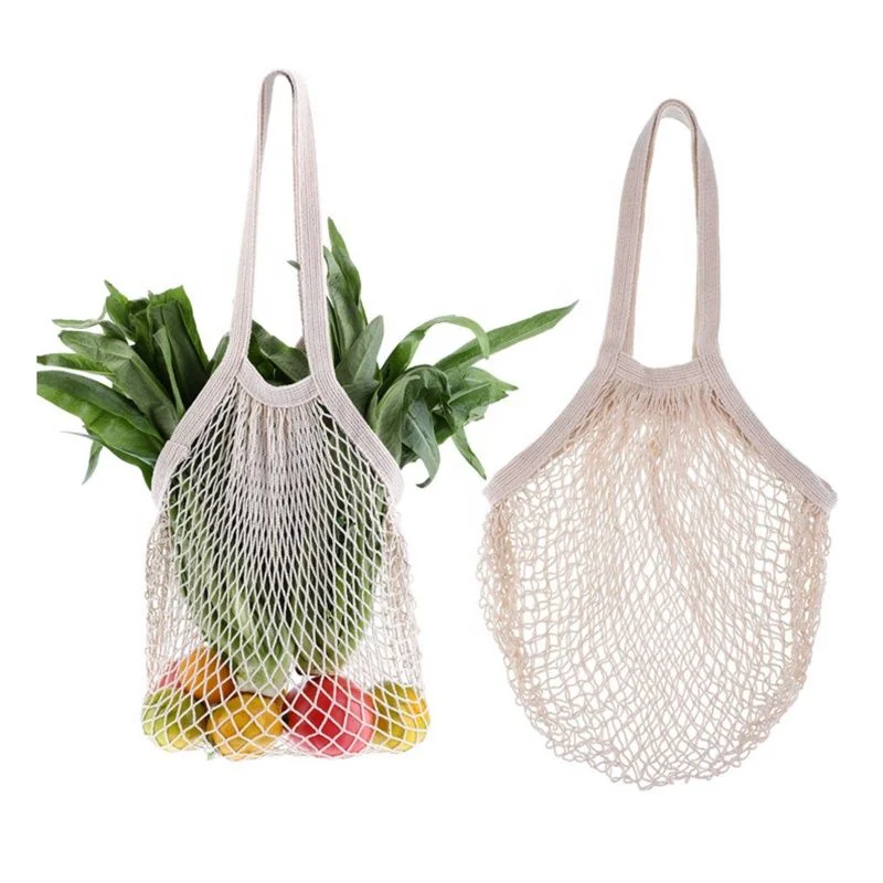 Reusable Mesh Produce Bags Customized Logo Fruit and Vegetable Bags