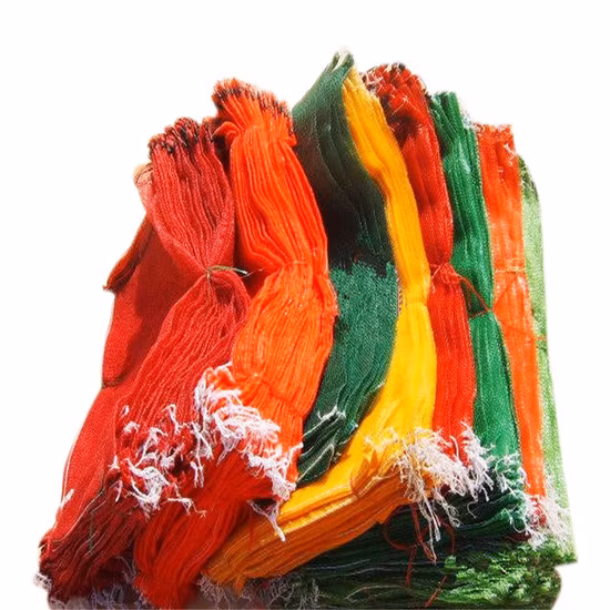 High Quality Customized PP Tubular Mesh Bag with Draw String for Packing Potato, Onion, Garlic, Vegetable, Fruit