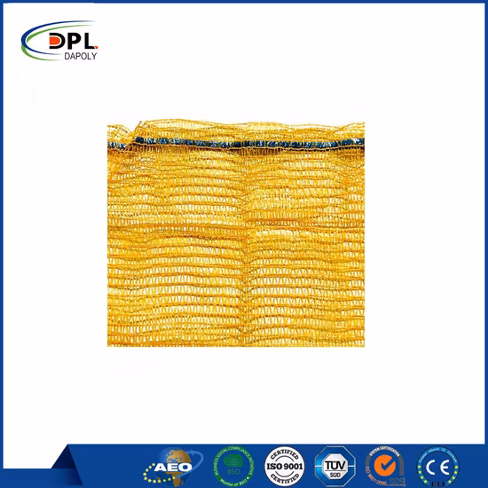 PP Onion Potato Package Mesh Bags Sack with Drawstring for Fruits and Vegetables