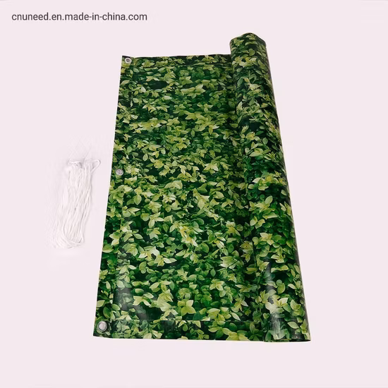 PVC Balcony Imprint Privacy Screen Balcony Cover Balcony Fabric