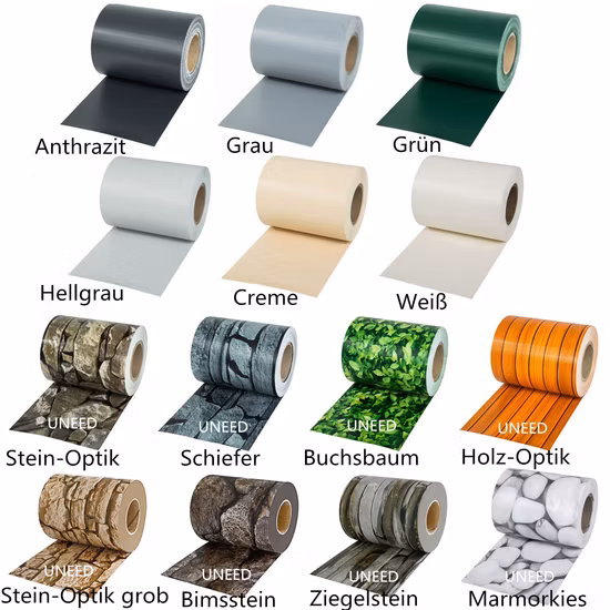 0.9X5m PVC Balcony Fence Balkonsichtschutz Fence